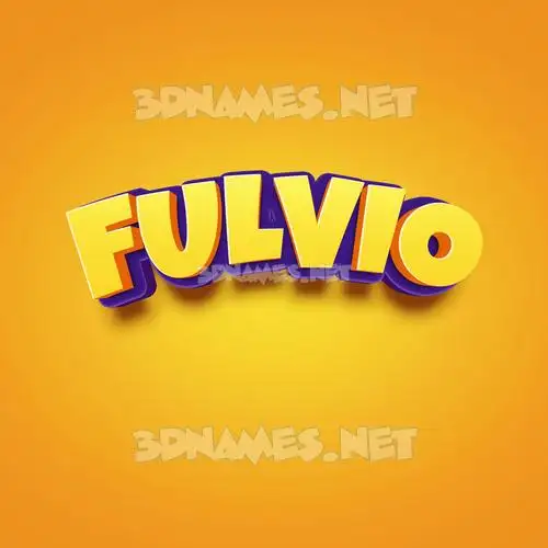 fulvio in Orange Toon style - 3D name wallpaper fulvio in Orange Toon style - 3D name wallpaper