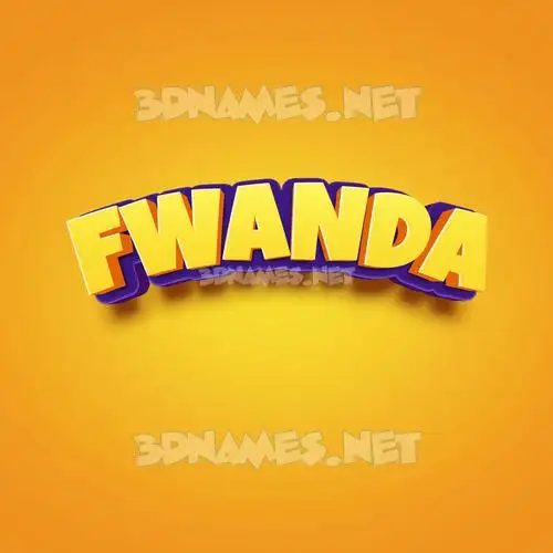 fwanda in Orange Toon style - 3D name wallpaper fwanda in Orange Toon style - 3D name wallpaper