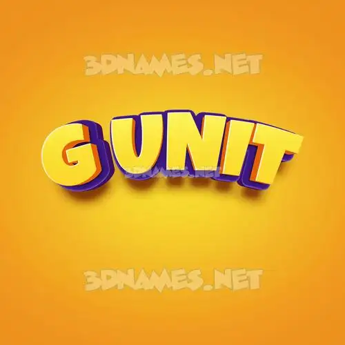 g unit in Orange Toon style - 3D name wallpaper g unit in Orange Toon style - 3D name wallpaper