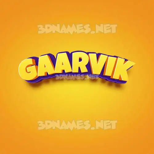gaarvik in Orange Toon style - 3D name wallpaper gaarvik in Orange Toon style - 3D name wallpaper