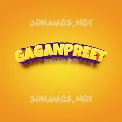 gaganpreet in Orange Toon style - 3D name wallpaper gaganpreet in Orange Toon style - 3D name wallpaper
