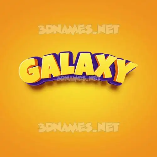 galaxy in Orange Toon style - 3D name wallpaper galaxy in Orange Toon style - 3D name wallpaper