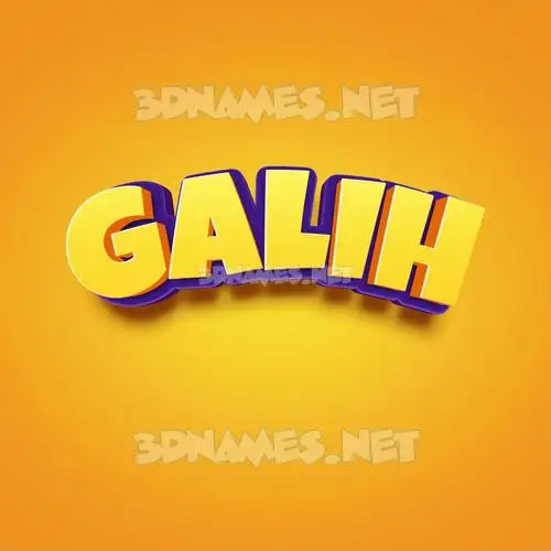 galih in Orange Toon style - 3D name wallpaper galih in Orange Toon style - 3D name wallpaper