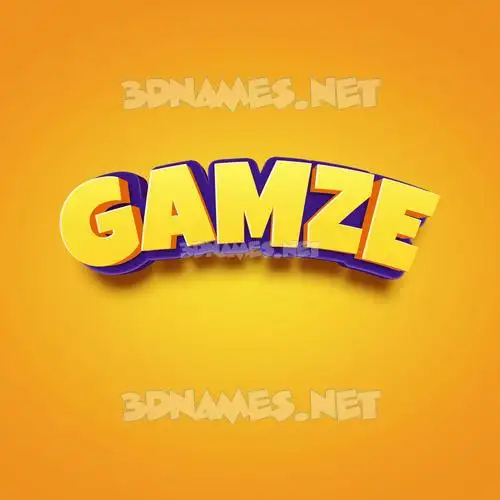 gamze in Orange Toon style - 3D name wallpaper gamze in Orange Toon style - 3D name wallpaper