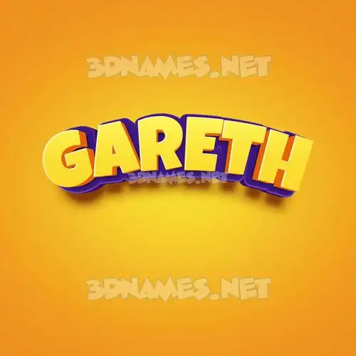 gareth in Orange Toon style - 3D name wallpaper gareth in Orange Toon style - 3D name wallpaper