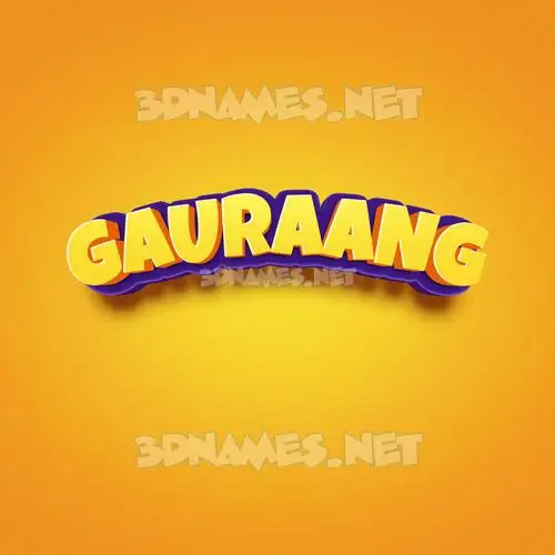 gauraang in Orange Toon style - 3D name wallpaper gauraang in Orange Toon style - 3D name wallpaper