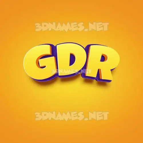 gdr in Orange Toon style - 3D name wallpaper gdr in Orange Toon style - 3D name wallpaper