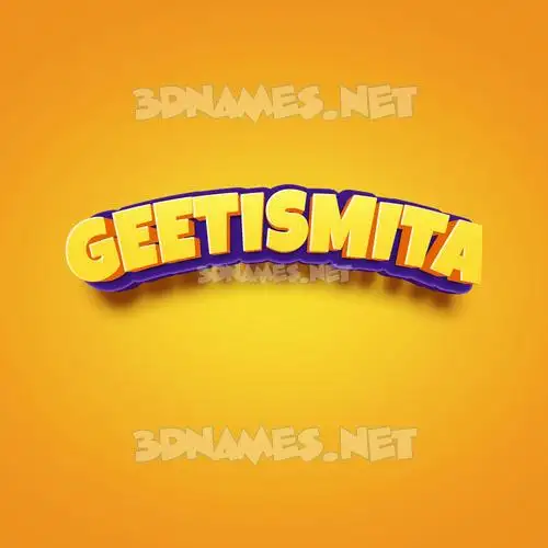 geetismita in Orange Toon style - 3D name wallpaper geetismita in Orange Toon style - 3D name wallpaper