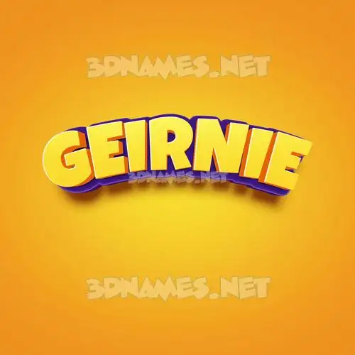 geirnie in Orange Toon style - 3D name wallpaper geirnie in Orange Toon style - 3D name wallpaper