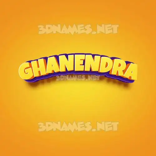 ghanendra in Orange Toon style - 3D name wallpaper ghanendra in Orange Toon style - 3D name wallpaper