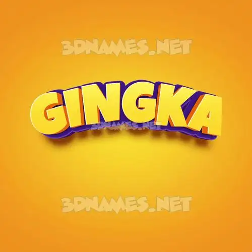 gingka in Orange Toon style - 3D name wallpaper gingka in Orange Toon style - 3D name wallpaper