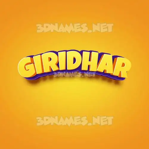 giridhar in Orange Toon style - 3D name wallpaper giridhar in Orange Toon style - 3D name wallpaper