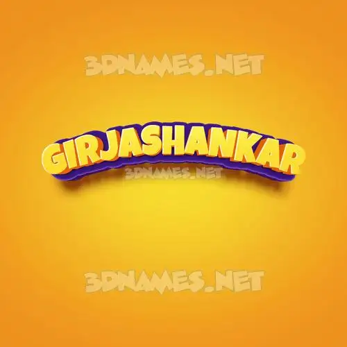 girjashankar in Orange Toon style - 3D name wallpaper girjashankar in Orange Toon style - 3D name wallpaper
