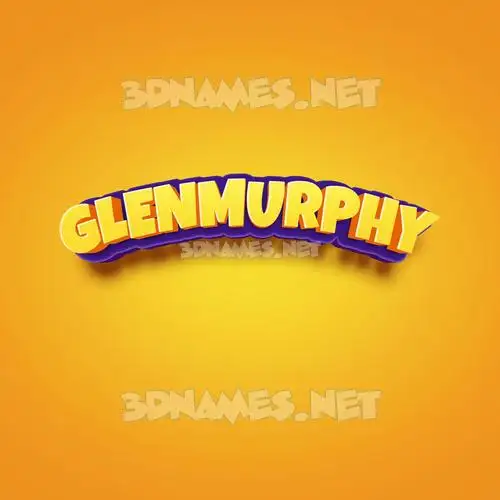 glenmurphy in Orange Toon style - 3D name wallpaper glenmurphy in Orange Toon style - 3D name wallpaper