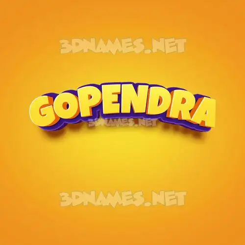 gopendra in Orange Toon style - 3D name wallpaper gopendra in Orange Toon style - 3D name wallpaper