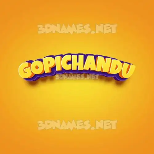gopichandu in Orange Toon style - 3D name wallpaper gopichandu in Orange Toon style - 3D name wallpaper