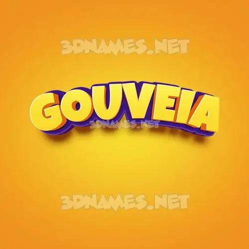 gouveia in Orange Toon style - 3D name wallpaper gouveia in Orange Toon style - 3D name wallpaper