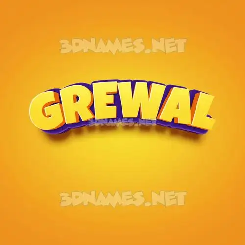grewal in Orange Toon style - 3D name wallpaper grewal in Orange Toon style - 3D name wallpaper