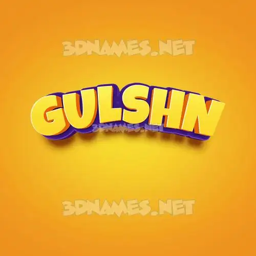 gulshn in Orange Toon style - 3D name wallpaper gulshn in Orange Toon style - 3D name wallpaper