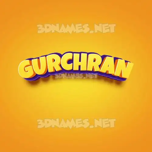 gurchran in Orange Toon style - 3D name wallpaper gurchran in Orange Toon style - 3D name wallpaper
