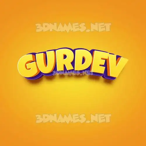 gurdev in Orange Toon style - 3D name wallpaper gurdev in Orange Toon style - 3D name wallpaper