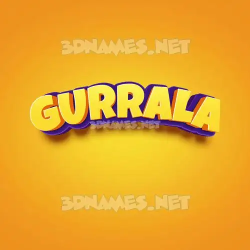gurrala in Orange Toon style - 3D name wallpaper gurrala in Orange Toon style - 3D name wallpaper