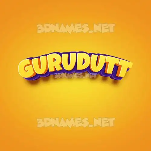 gurudutt in Orange Toon style - 3D name wallpaper gurudutt in Orange Toon style - 3D name wallpaper