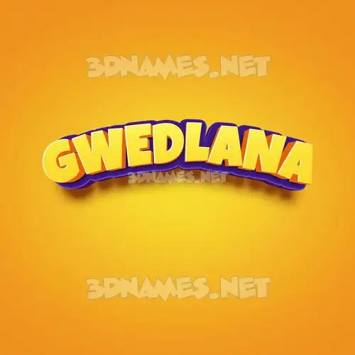 gwedlana in Orange Toon style - 3D name wallpaper gwedlana in Orange Toon style - 3D name wallpaper