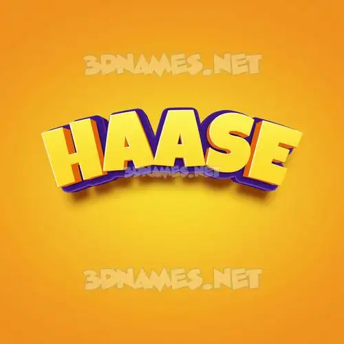haase in Orange Toon style - 3D name wallpaper haase in Orange Toon style - 3D name wallpaper