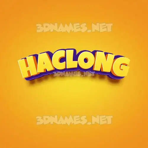 haclong in Orange Toon style - 3D name wallpaper haclong in Orange Toon style - 3D name wallpaper