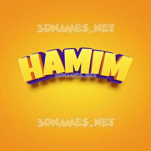 hamim in Orange Toon style - 3D name wallpaper hamim in Orange Toon style - 3D name wallpaper