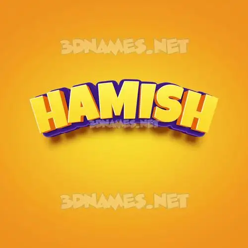 hamish in Orange Toon style - 3D name wallpaper hamish in Orange Toon style - 3D name wallpaper