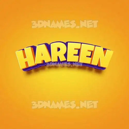 hareen in Orange Toon style - 3D name wallpaper hareen in Orange Toon style - 3D name wallpaper