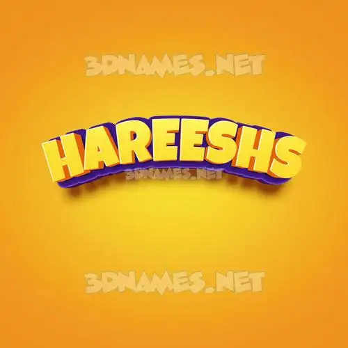 hareeshs in Orange Toon style - 3D name wallpaper hareeshs in Orange Toon style - 3D name wallpaper
