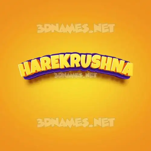 harekrushna in Orange Toon style - 3D name wallpaper harekrushna in Orange Toon style - 3D name wallpaper
