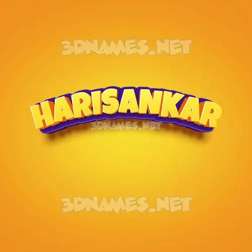 harisankar in Orange Toon style - 3D name wallpaper harisankar in Orange Toon style - 3D name wallpaper