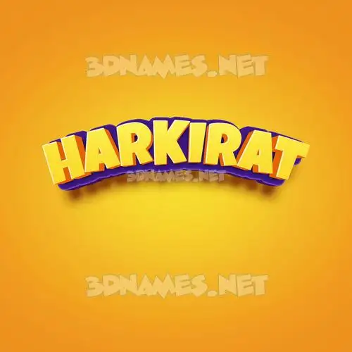 harkirat in Orange Toon style - 3D name wallpaper harkirat in Orange Toon style - 3D name wallpaper