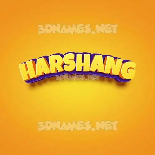 harshang in Orange Toon style - 3D name wallpaper harshang in Orange Toon style - 3D name wallpaper