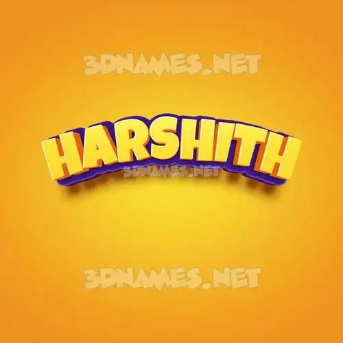 harshith in Orange Toon style - 3D name wallpaper harshith in Orange Toon style - 3D name wallpaper