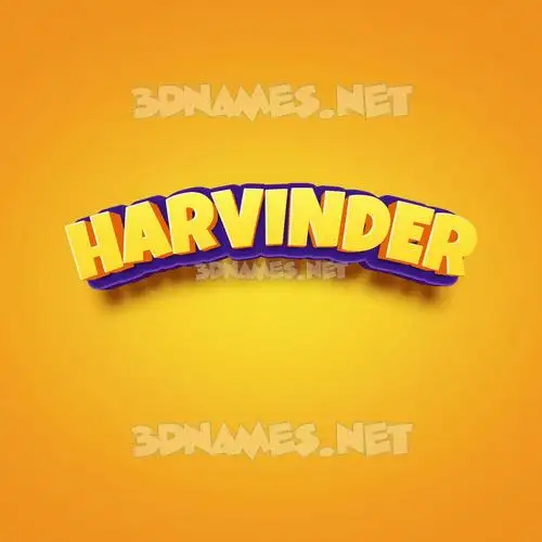 harvinder in Orange Toon style - 3D name wallpaper harvinder in Orange Toon style - 3D name wallpaper