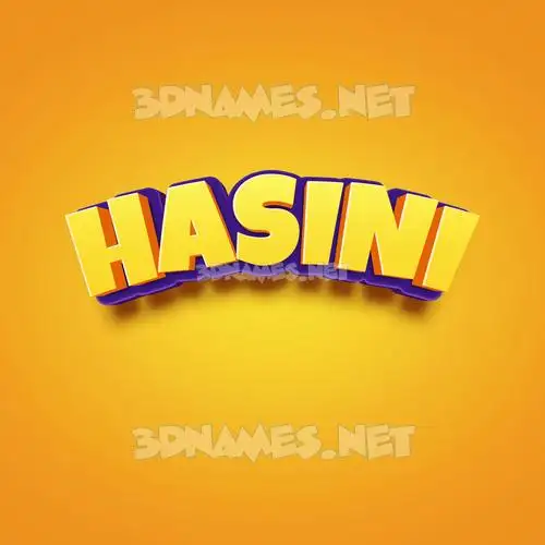 hasini in Orange Toon style - 3D name wallpaper hasini in Orange Toon style - 3D name wallpaper