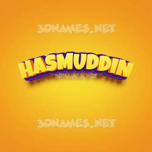 hasmuddin in Orange Toon style - 3D name wallpaper hasmuddin in Orange Toon style - 3D name wallpaper
