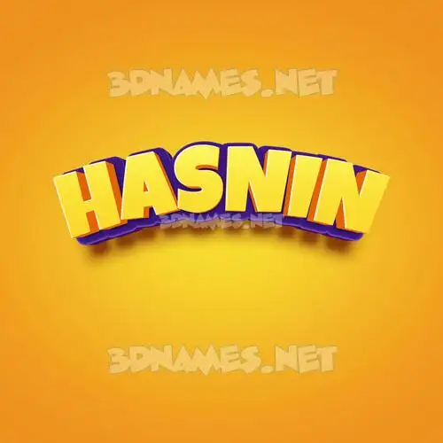 hasnin in Orange Toon style - 3D name wallpaper hasnin in Orange Toon style - 3D name wallpaper