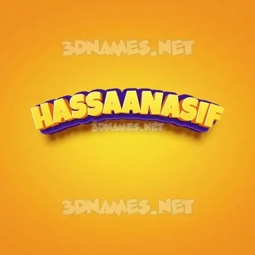 hassaanasif in Orange Toon style - 3D name wallpaper hassaanasif in Orange Toon style - 3D name wallpaper