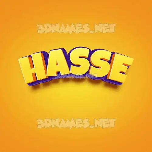 hasse in Orange Toon style - 3D name wallpaper hasse in Orange Toon style - 3D name wallpaper