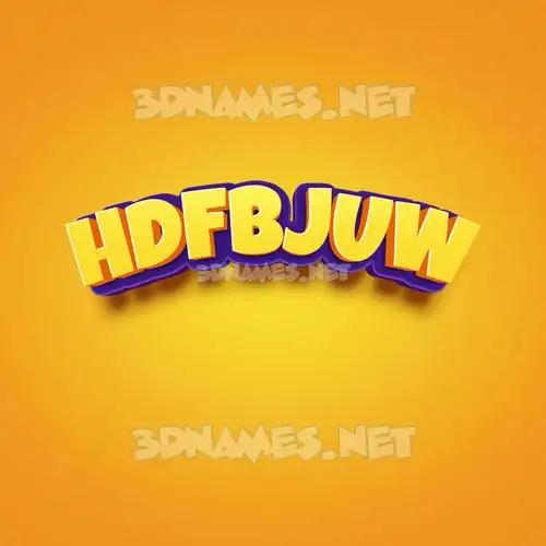 hdfbjuw in Orange Toon style - 3D name wallpaper hdfbjuw in Orange Toon style - 3D name wallpaper