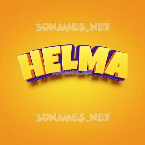 helma in Orange Toon style - 3D name wallpaper helma in Orange Toon style - 3D name wallpaper