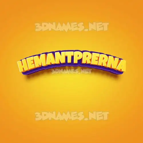 hemantprerna in Orange Toon style - 3D name wallpaper hemantprerna in Orange Toon style - 3D name wallpaper