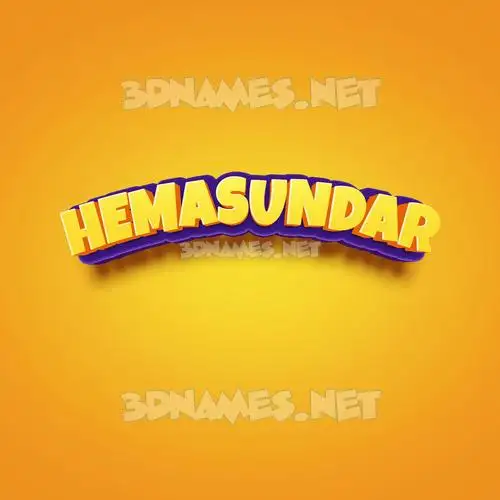 hemasundar in Orange Toon style - 3D name wallpaper hemasundar in Orange Toon style - 3D name wallpaper