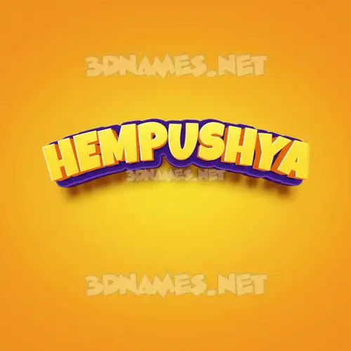 hempushya in Orange Toon style - 3D name wallpaper hempushya in Orange Toon style - 3D name wallpaper